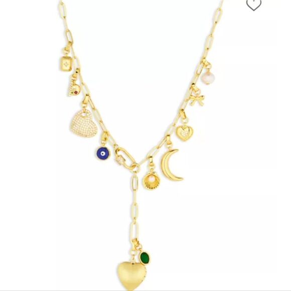 Gold Charm Necklace - Picture 1 of 7